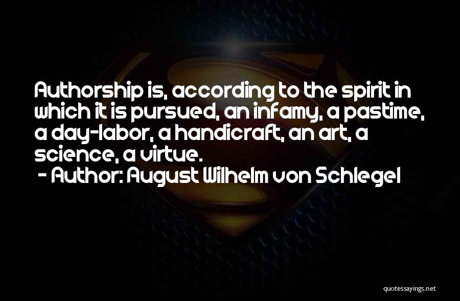 August Wilhelm Von Schlegel Quotes 723942