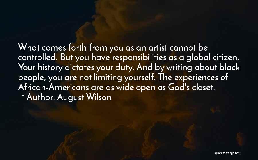 August Wilson Quotes 287023