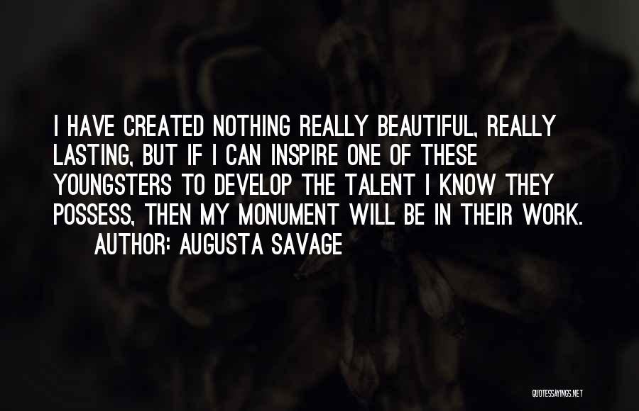 Augusta Savage Quotes 607162