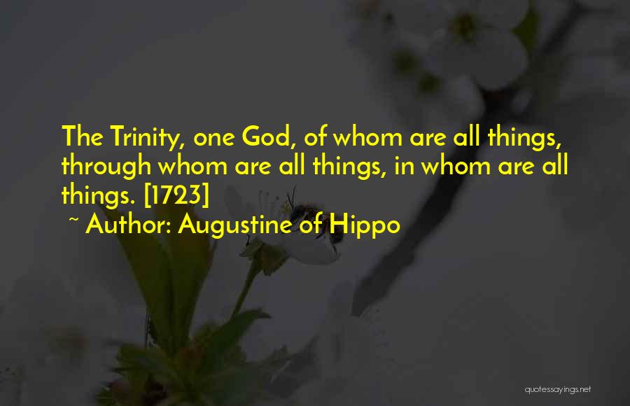 Augustine On The Trinity Quotes By Augustine Of Hippo
