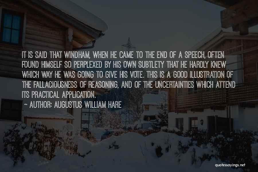 Augustus William Hare Quotes 1101191