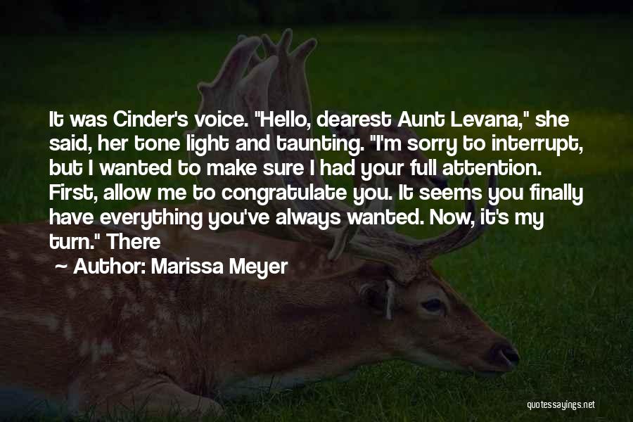 Aunt Quotes By Marissa Meyer