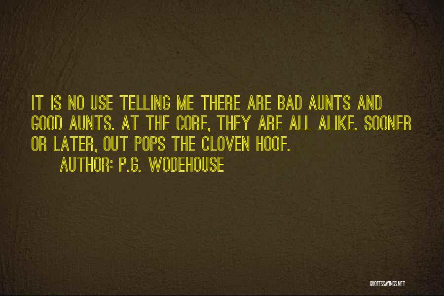 Aunts Quotes By P.G. Wodehouse