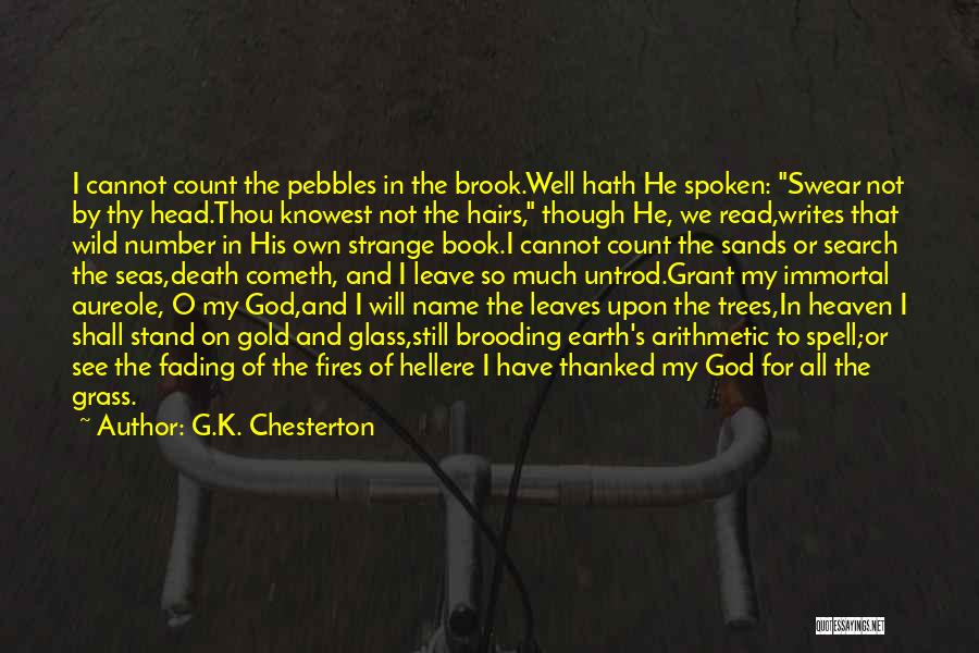 Aureole Quotes By G.K. Chesterton