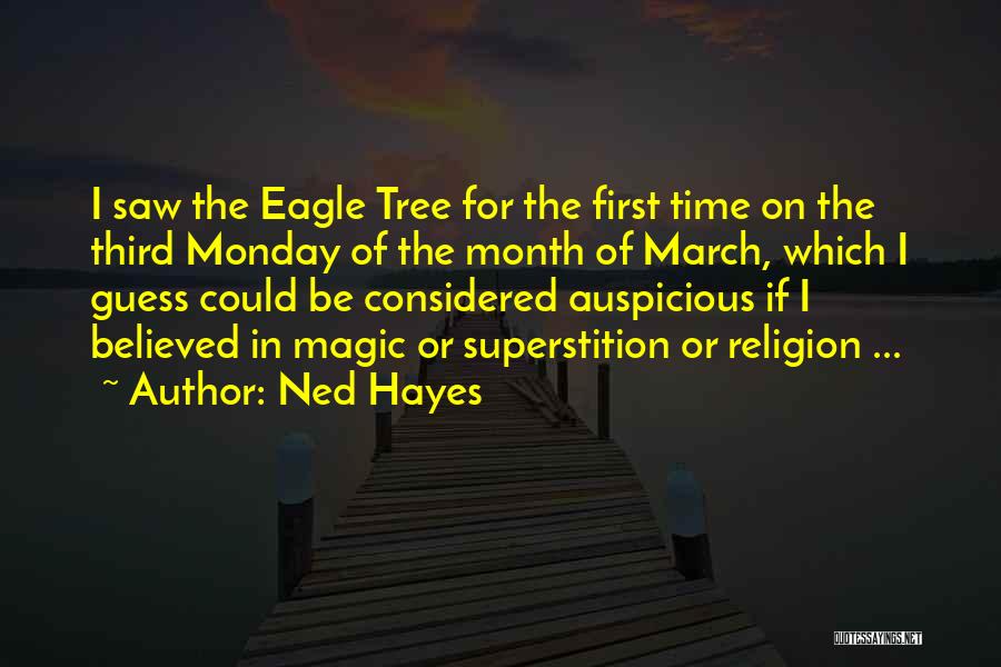 Auspicious Quotes By Ned Hayes