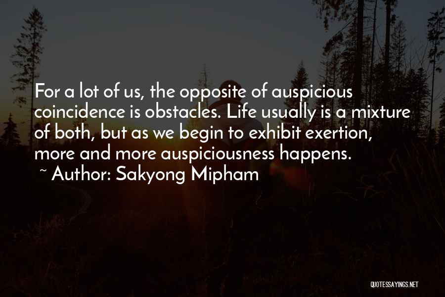 Auspicious Quotes By Sakyong Mipham