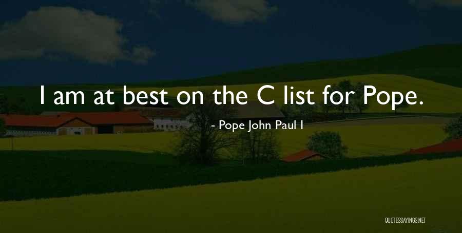 Austerely Quotes By Pope John Paul I Austerely Quotes By Pope John Paul I