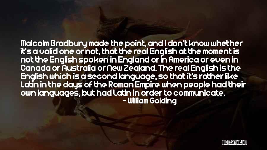 Australia And New Zealand Quotes By William Golding