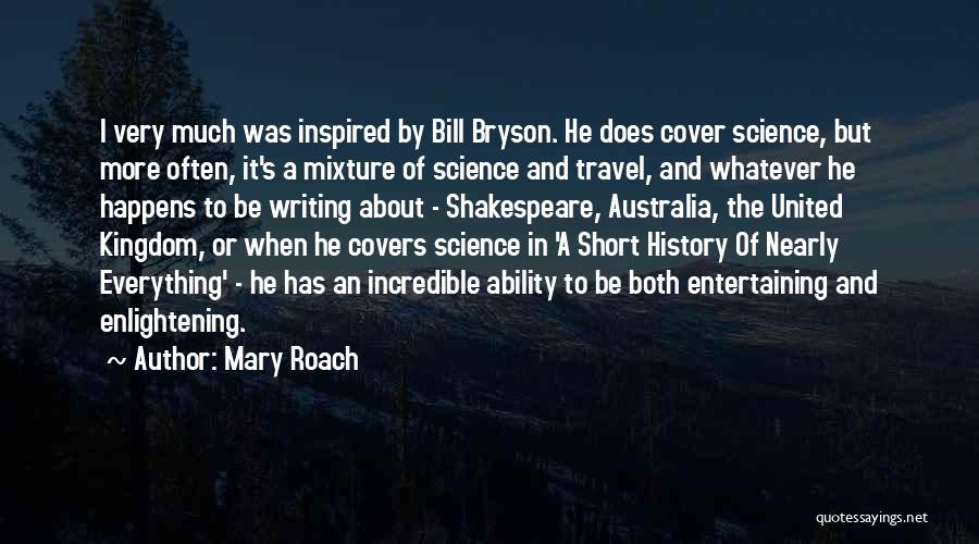 Australia Travel Quotes By Mary Roach