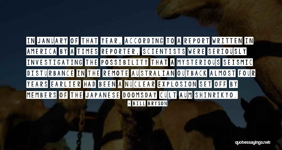 Australian Outback Quotes By Bill Bryson