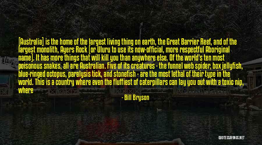 Australian Outback Quotes By Bill Bryson