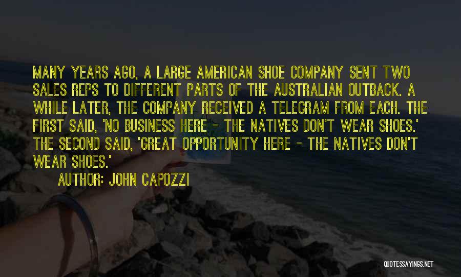 Australian Outback Quotes By John Capozzi