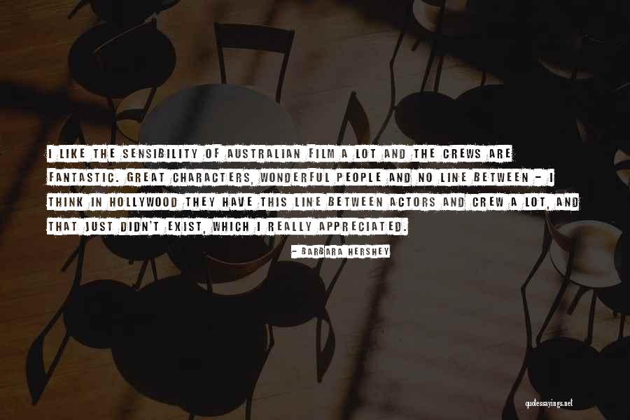 Australian People Quotes By Barbara Hershey Australian People Quotes By Barbara Hershey