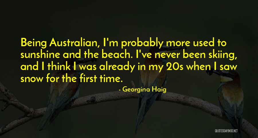 Australian Quotes By Georgina Haig