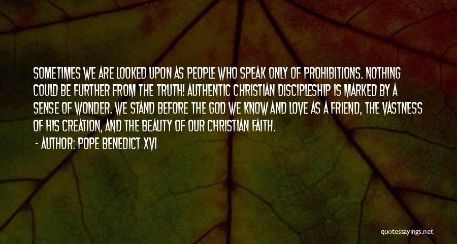 Authentic Beauty Quotes By Pope Benedict XVI