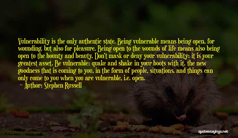 Authentic Beauty Quotes By Stephen Russell