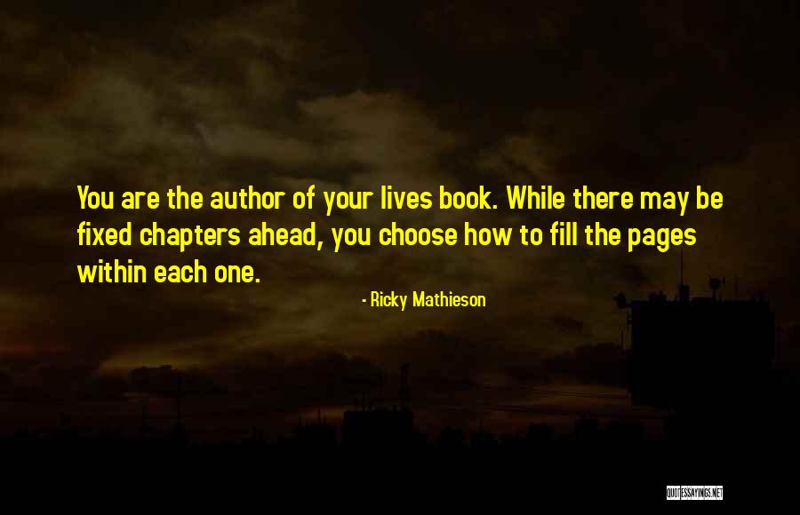 Author Inspiration Quotes By Ricky Mathieson Author Inspiration Quotes By Ricky Mathieson