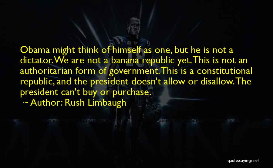 Authoritarian Government Quotes By Rush Limbaugh