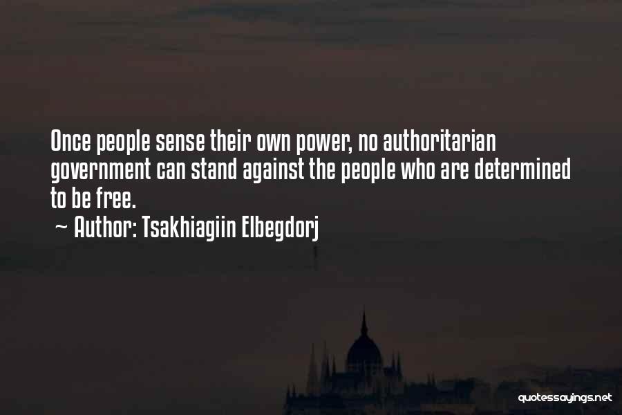 Authoritarian Government Quotes By Tsakhiagiin Elbegdorj