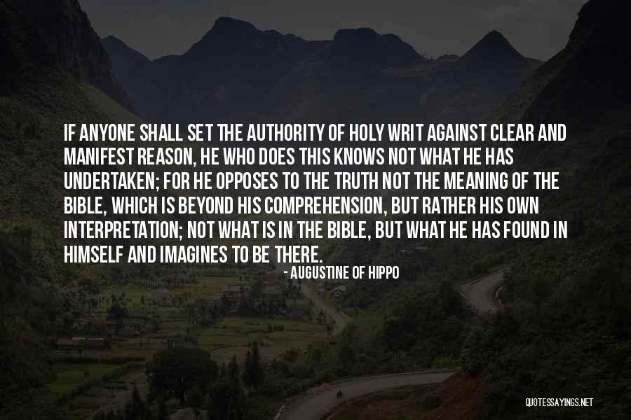 Authority Of The Bible Quotes By Augustine Of Hippo Authority Of The Bible Quotes By Augustine Of Hippo