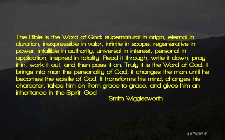 Authority Of The Bible Quotes By Smith Wigglesworth Authority Of The Bible Quotes By Smith Wigglesworth