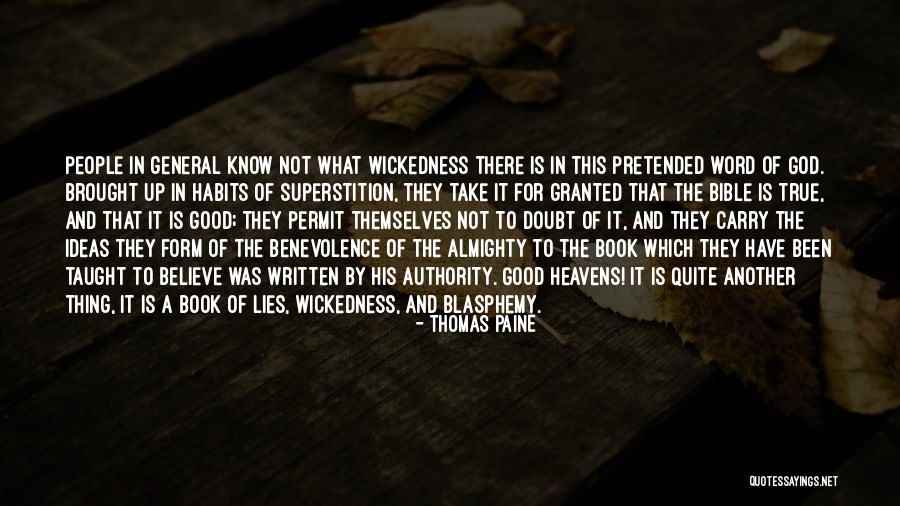 Authority Of The Bible Quotes By Thomas Paine Authority Of The Bible Quotes By Thomas Paine