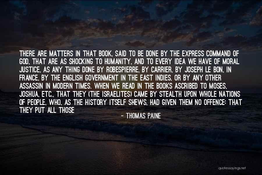 Authority Of The Bible Quotes By Thomas Paine Authority Of The Bible Quotes By Thomas Paine