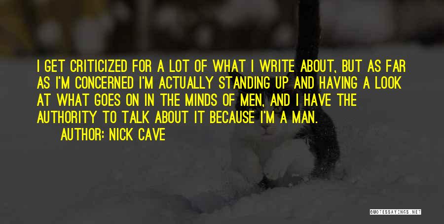 Authority Quotes By Nick Cave