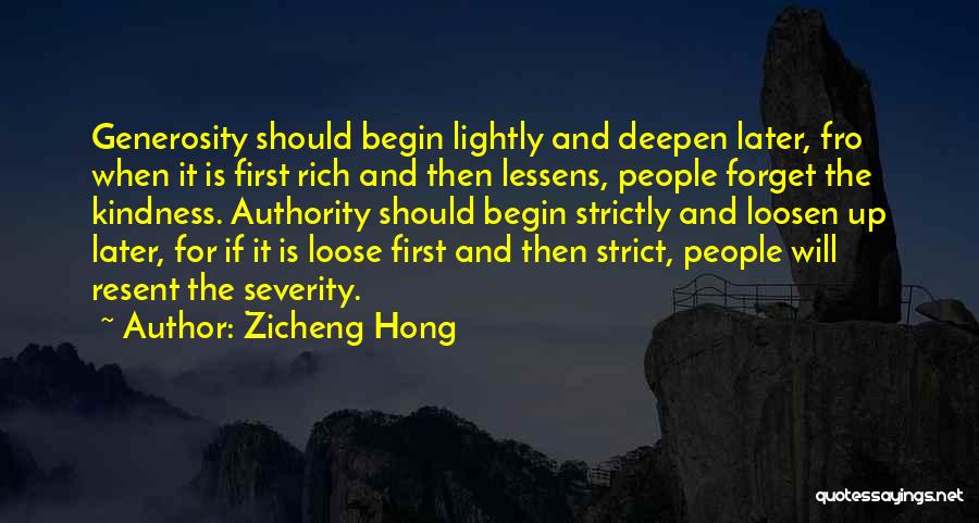 Authority Quotes By Zicheng Hong