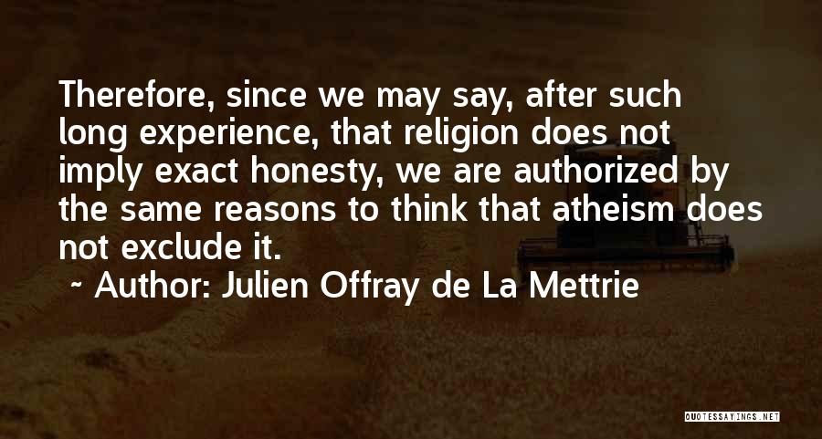 Authorized Quotes By Julien Offray De La Mettrie