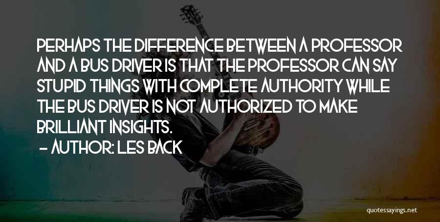 Authorized Quotes By Les Back