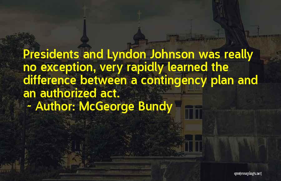 Authorized Quotes By McGeorge Bundy