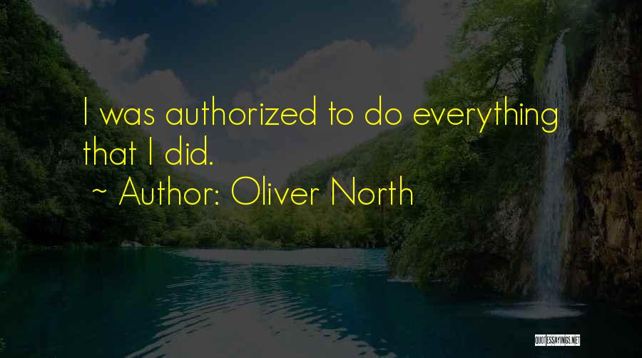 Authorized Quotes By Oliver North