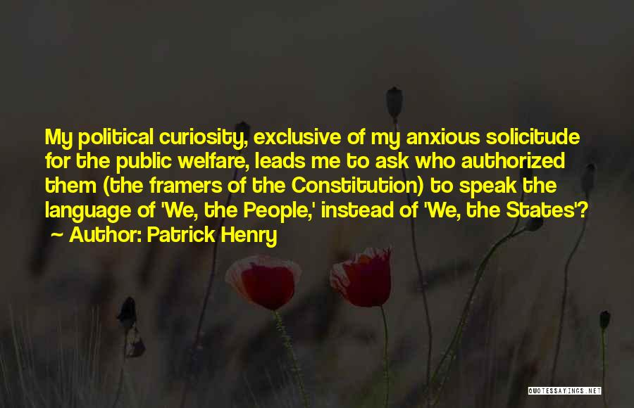 Authorized Quotes By Patrick Henry