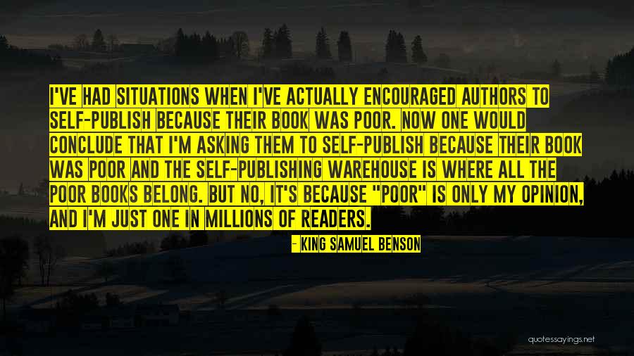 Authors And Their Writing Quotes By King Samuel Benson Authors And Their Writing Quotes By King Samuel Benson