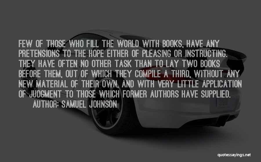 Authors And Their Writing Quotes By Samuel Johnson