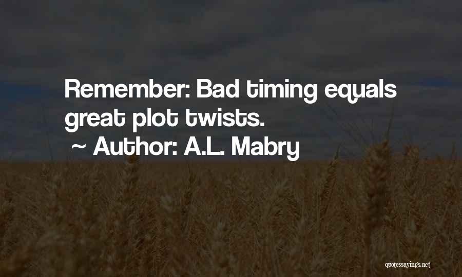 Authors Inspiration Quotes By A.L. Mabry