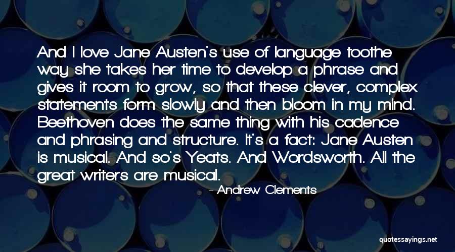 Authors Love Quotes By Andrew Clements Authors Love Quotes By Andrew Clements