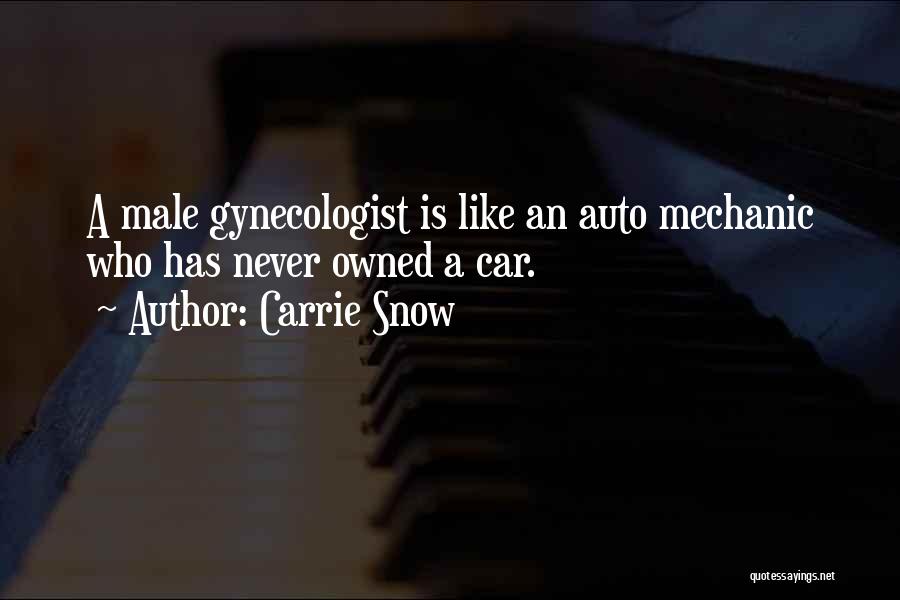 Auto Mechanic Quotes By Carrie Snow
