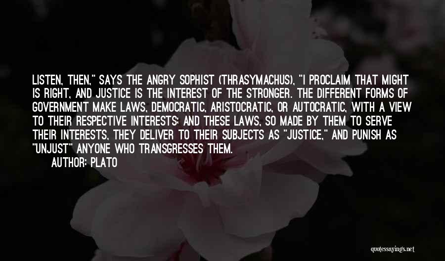 Autocratic Quotes By Plato