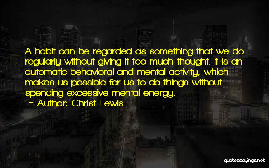 Automatic Quotes By Christ Lewis