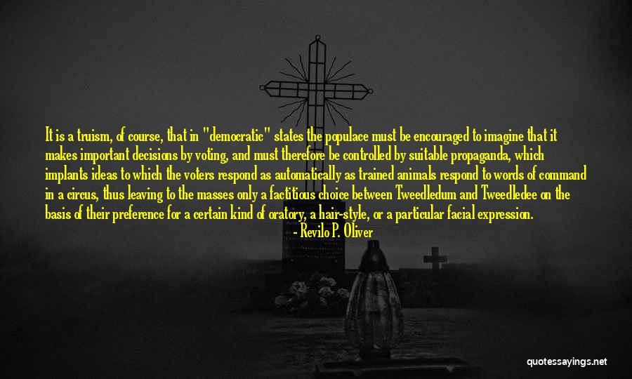 Automatically Quotes By Revilo P. Oliver Automatically Quotes By Revilo P. Oliver