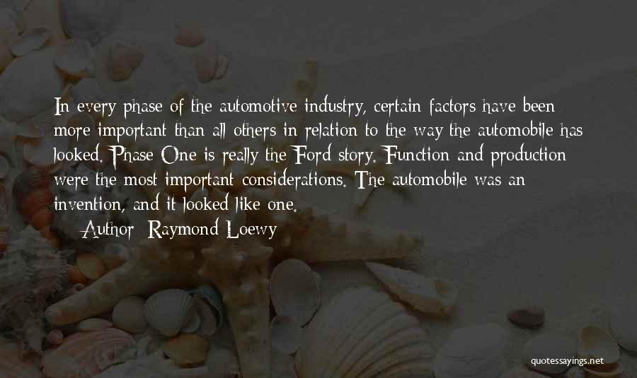 Automotive Quotes By Raymond Loewy