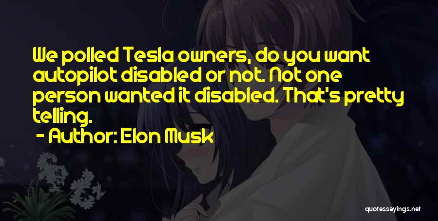 Autopilot Quotes By Elon Musk