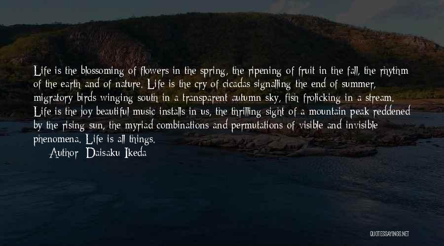 Autumn And Music Quotes By Daisaku Ikeda