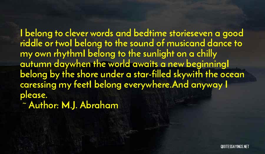Autumn And Music Quotes By M.J. Abraham