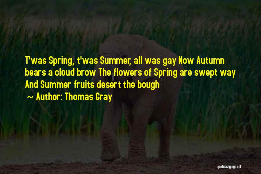 Autumn And Quotes By Thomas Gray