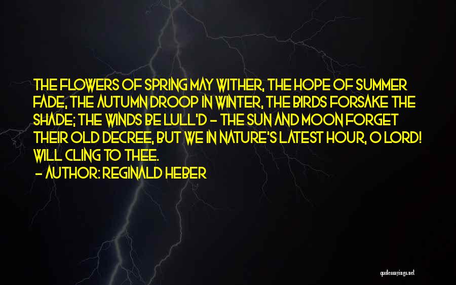 Autumn And Winter Quotes By Reginald Heber