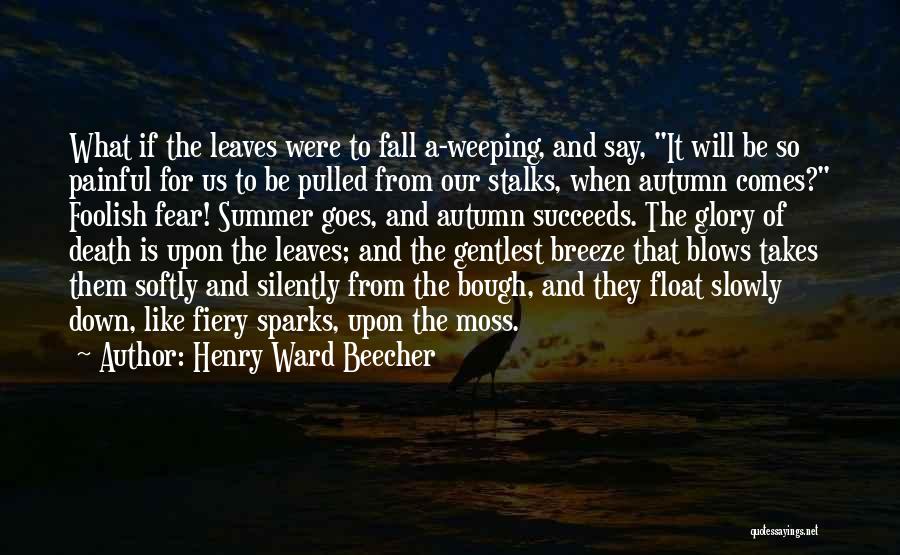 Autumn Breeze Quotes By Henry Ward Beecher