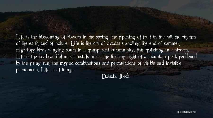 Autumn Flowers Quotes By Daisaku Ikeda